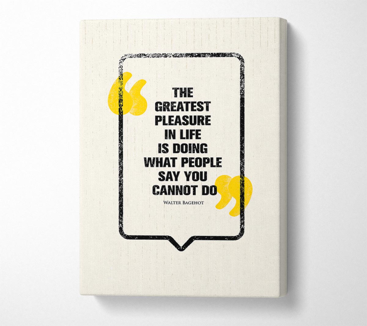 The Greatest Pleasure In Life 4 Canvas Wall Art