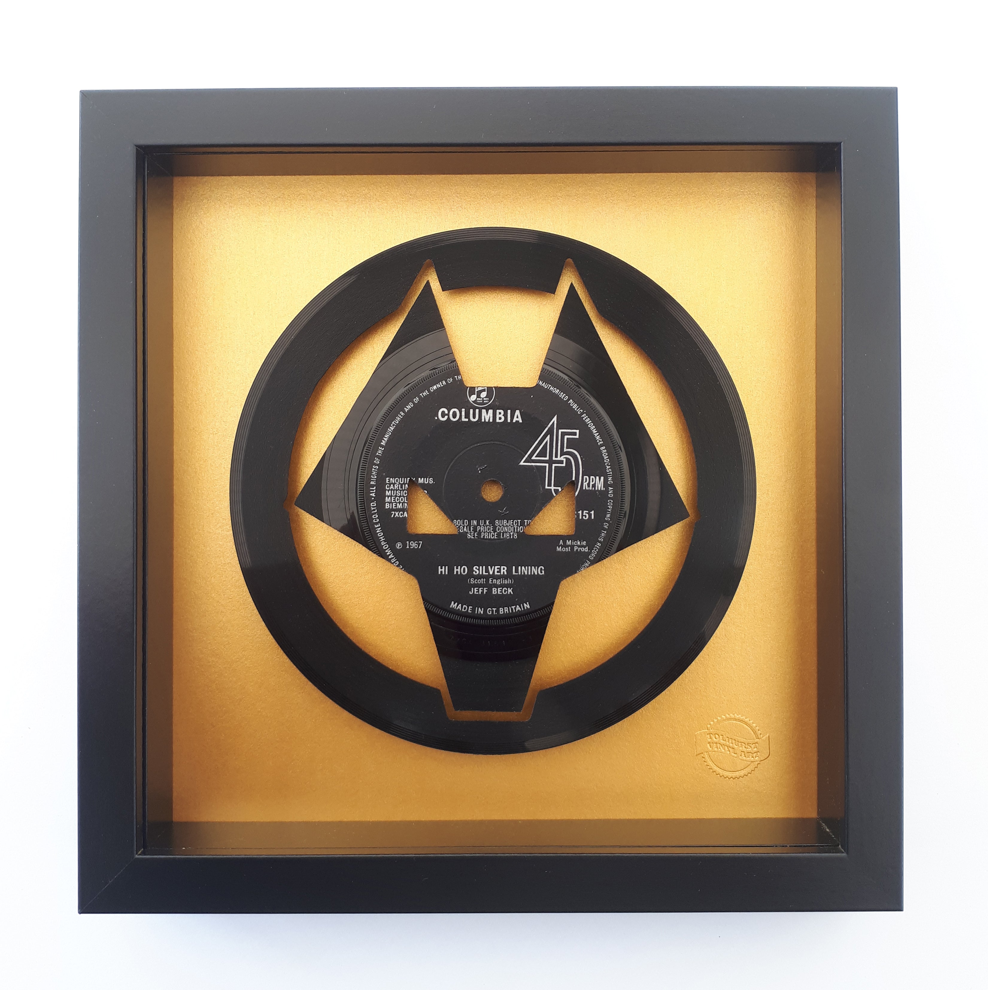 Wolverhampton Wanderers 'Hi Ho Silver Lining' Jeff Beck Vinyl Art