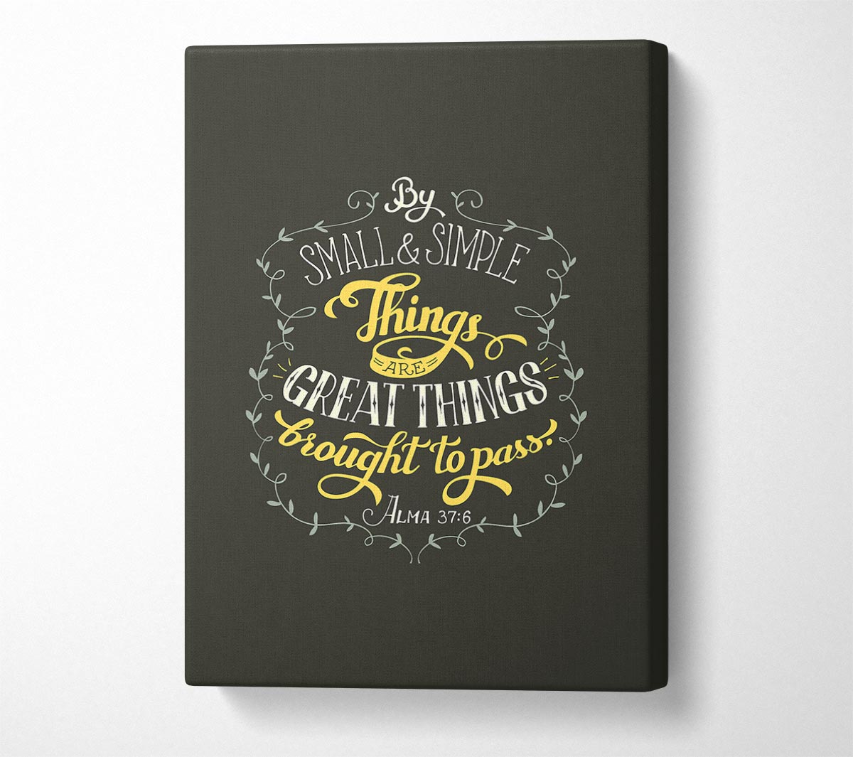 By Small And Simple Things Canvas Wall Art
