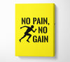 No Pain No Gain 3 Canvas Wall Art