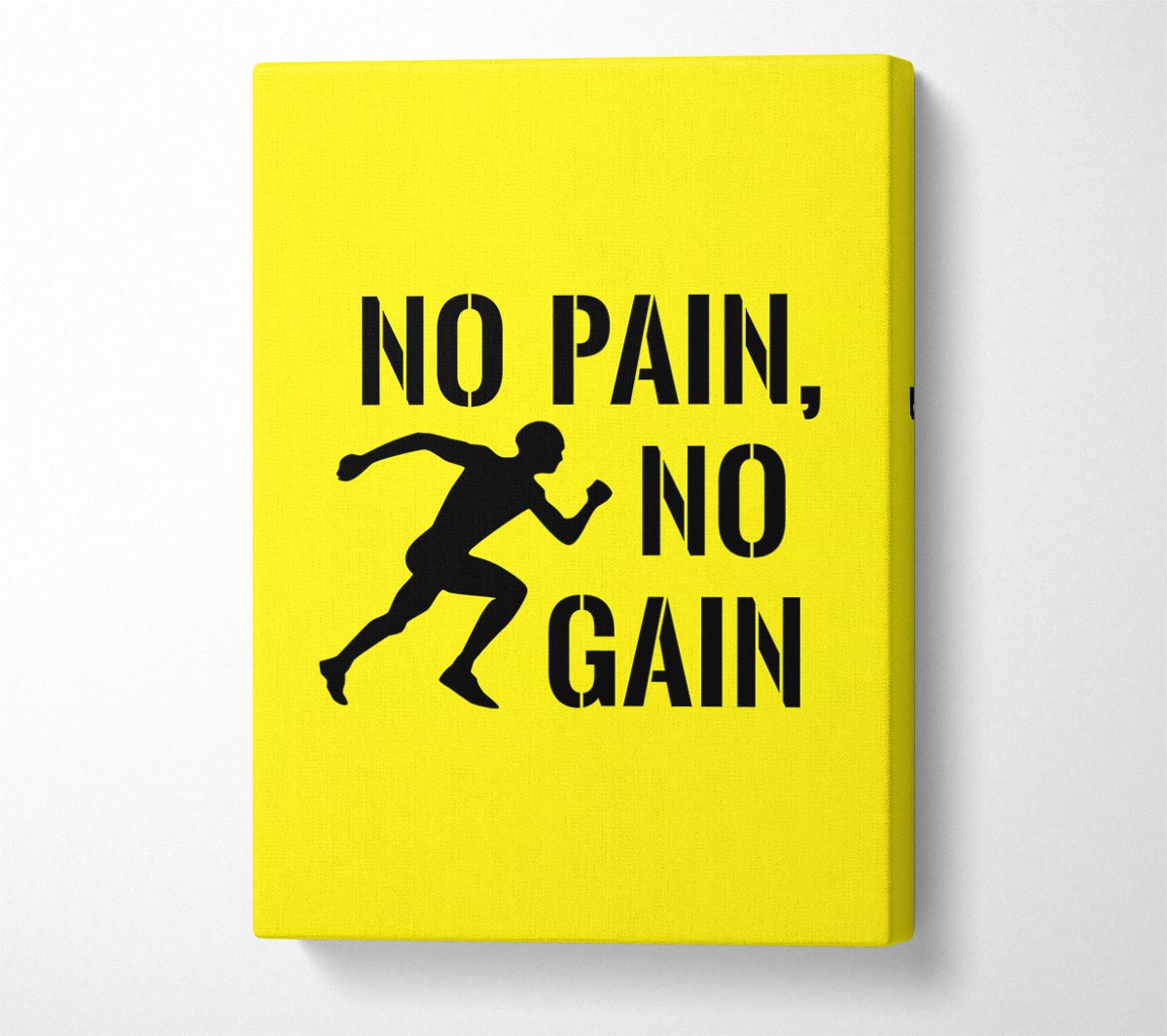 No Pain No Gain 3 Canvas Wall Art