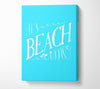 It's Beach Time Canvas Wall Art