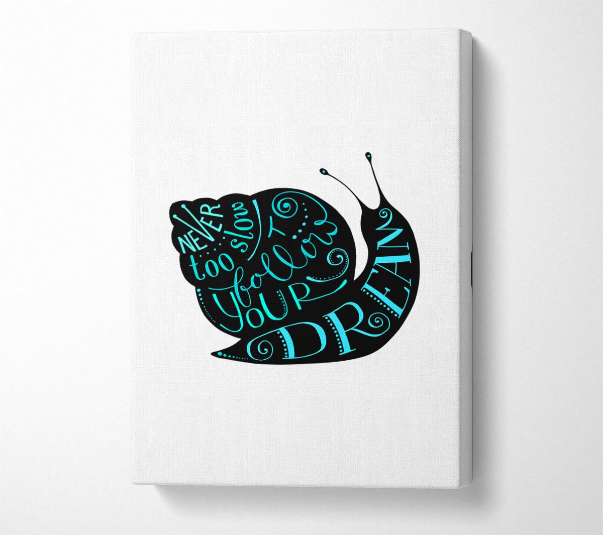 Never Too Slow Canvas Wall Art