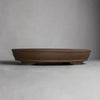 42cm Unglazed Bonsai Pot | Oval | 42cm x 32cm x 8cm | Brown