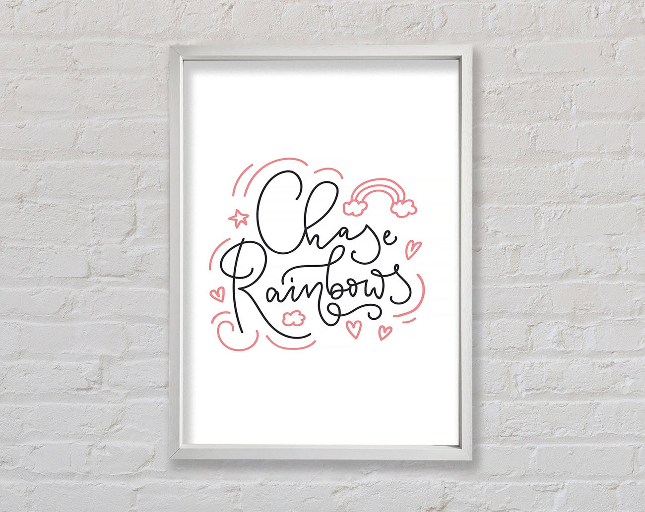 Chase Rainbows Framed Wall Art