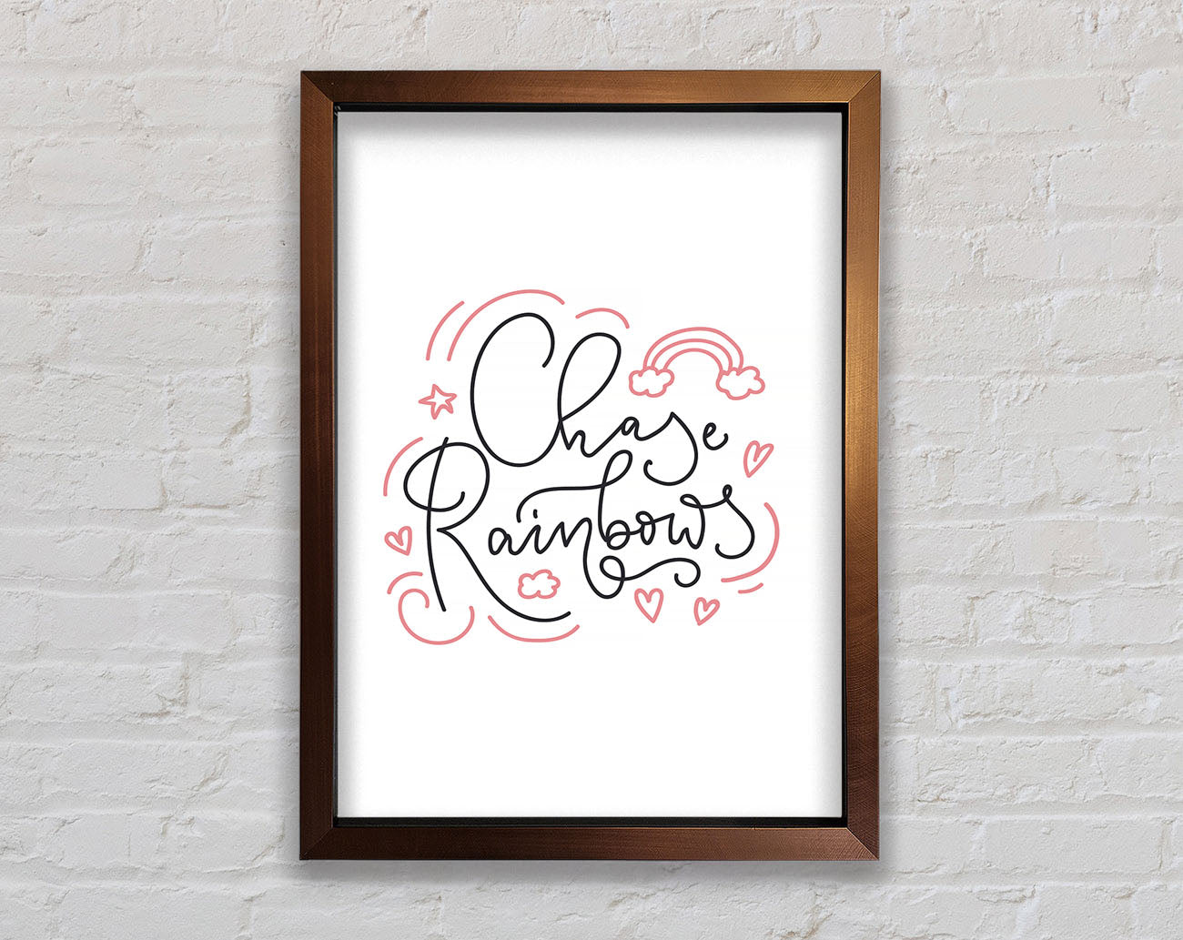 Chase Rainbows Framed Wall Art