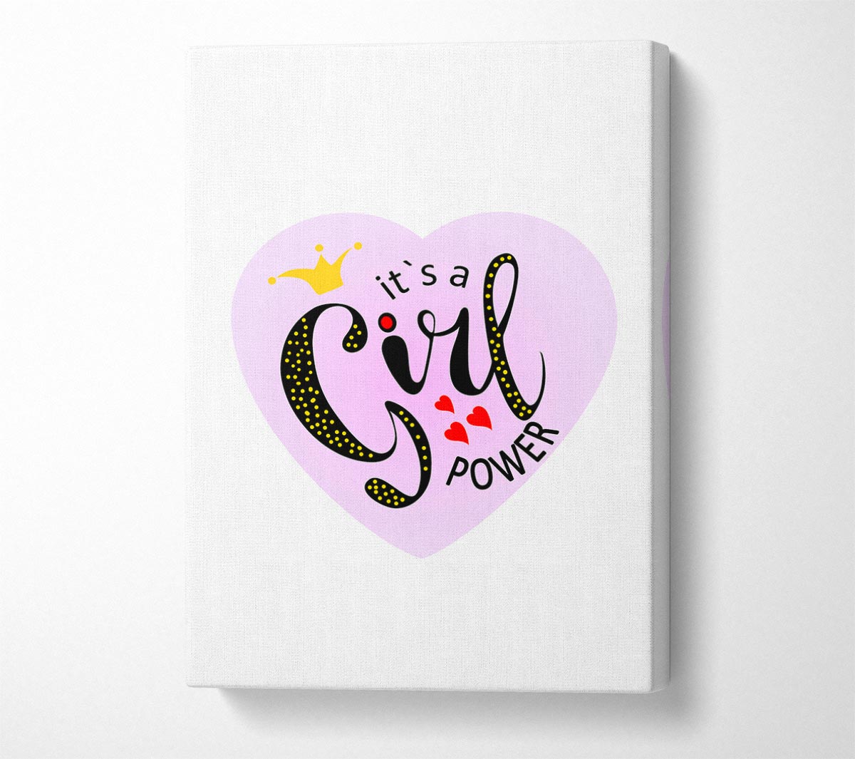 It's A Girl Power Canvas Wall Art