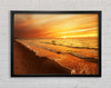 Caramel Ocean Shores Framed Wall Art