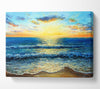 Painting Of The Perfect Sunset Canvas Wall Art