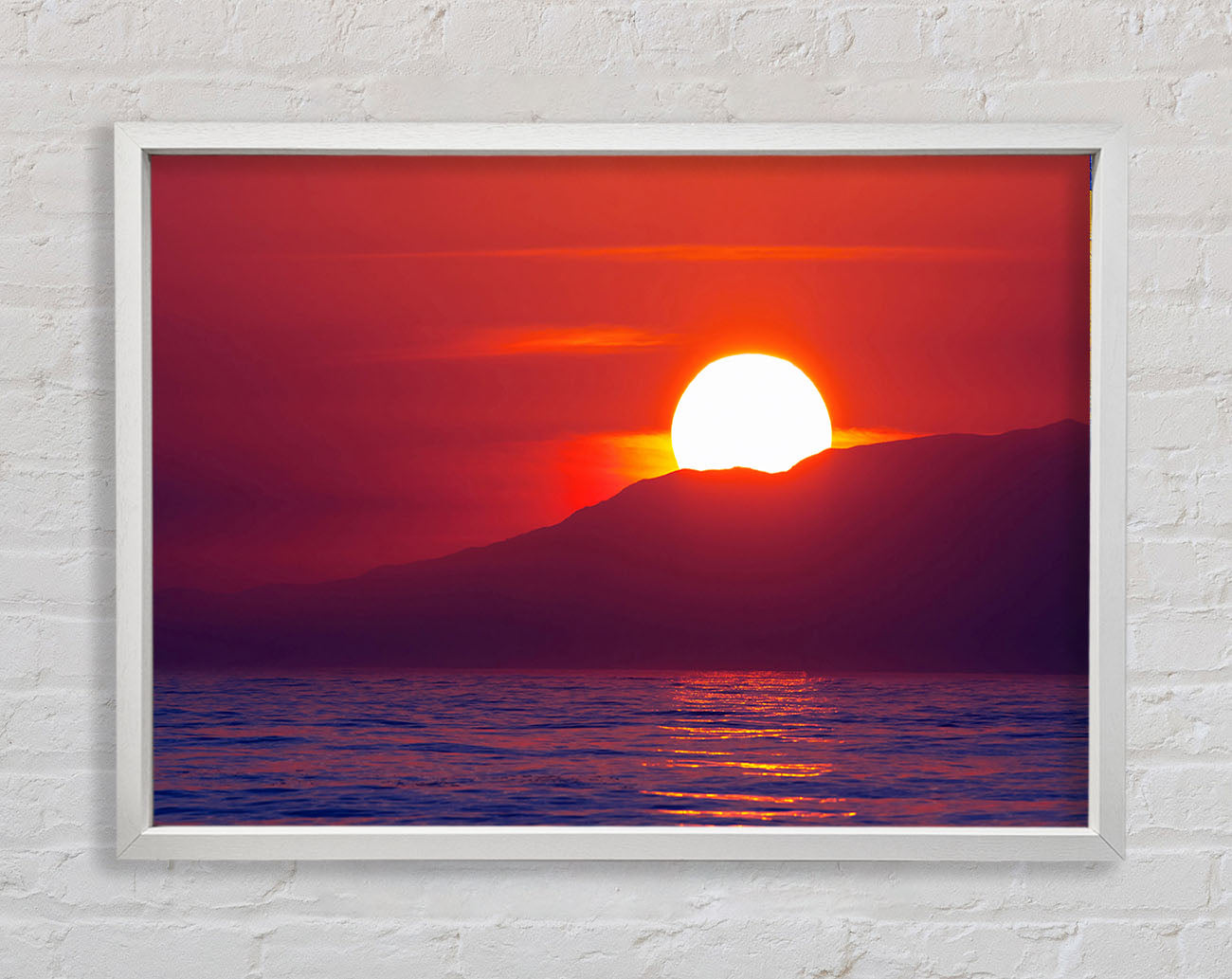 As The Sun Goes Down 1 Framed Wall Art