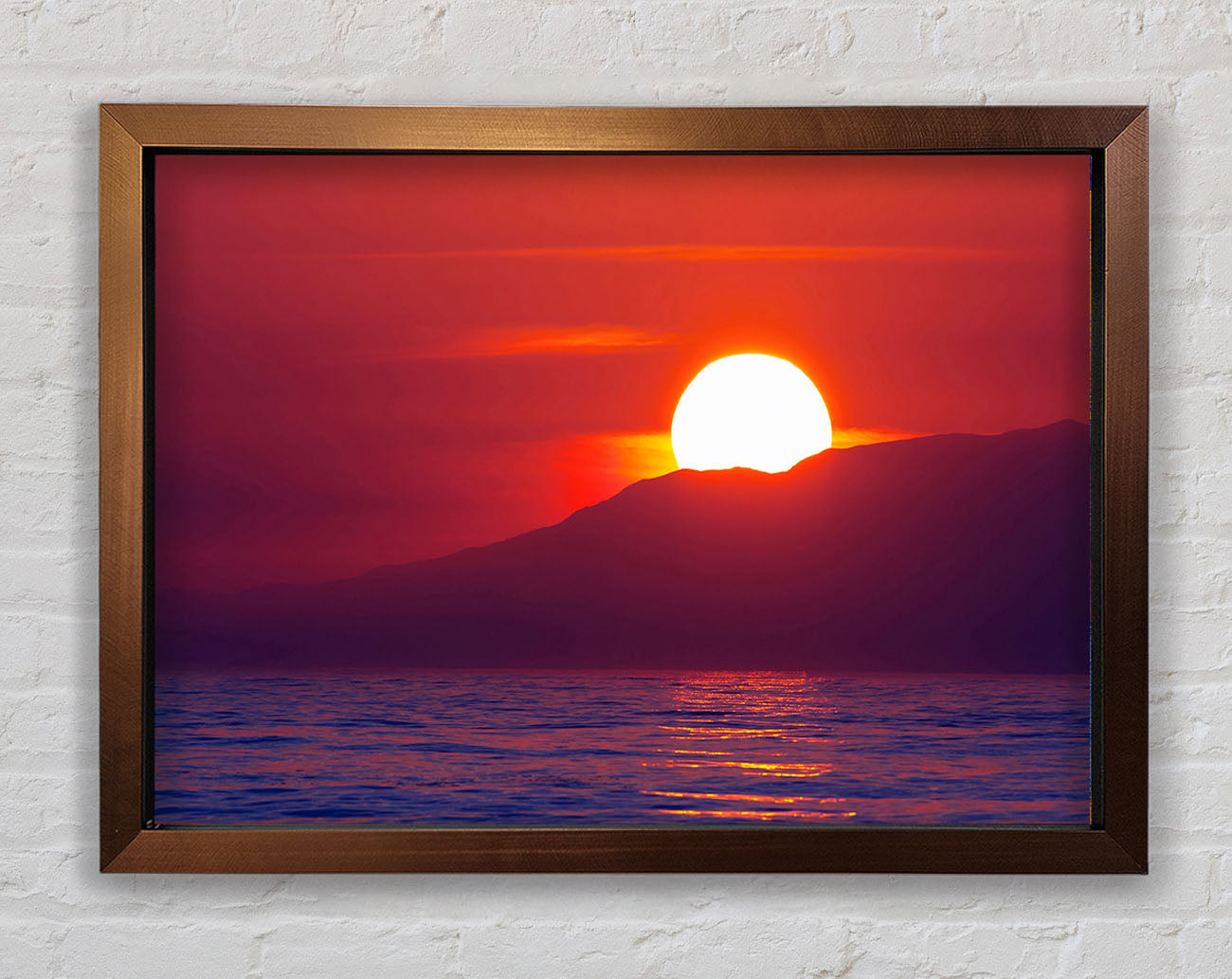 As The Sun Goes Down 1 Framed Wall Art