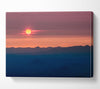 Pink Tranquil Sun Canvas Wall Art