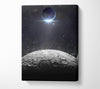 The Earth And The Moon Canvas Wall Art
