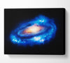 Blue Star Explosion Canvas Wall Art