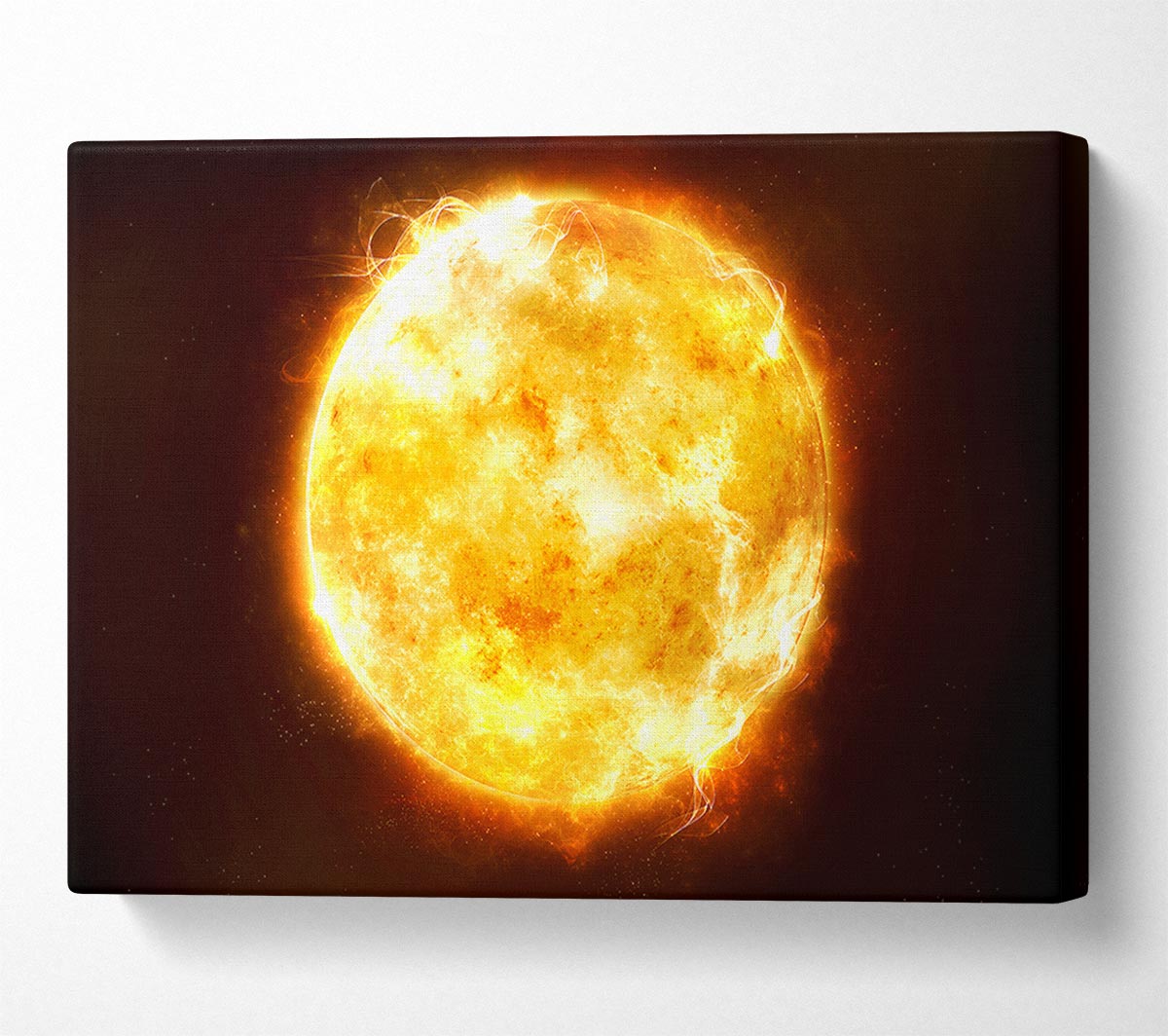 Fire Sun 1 Canvas Wall Art
