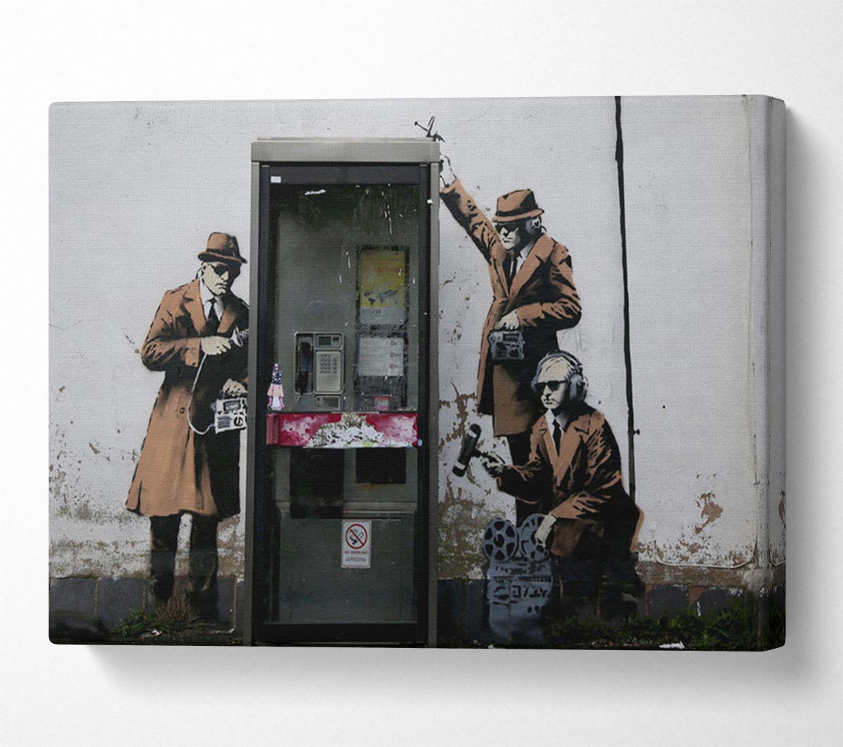 Spy Booth Canvas Wall Art