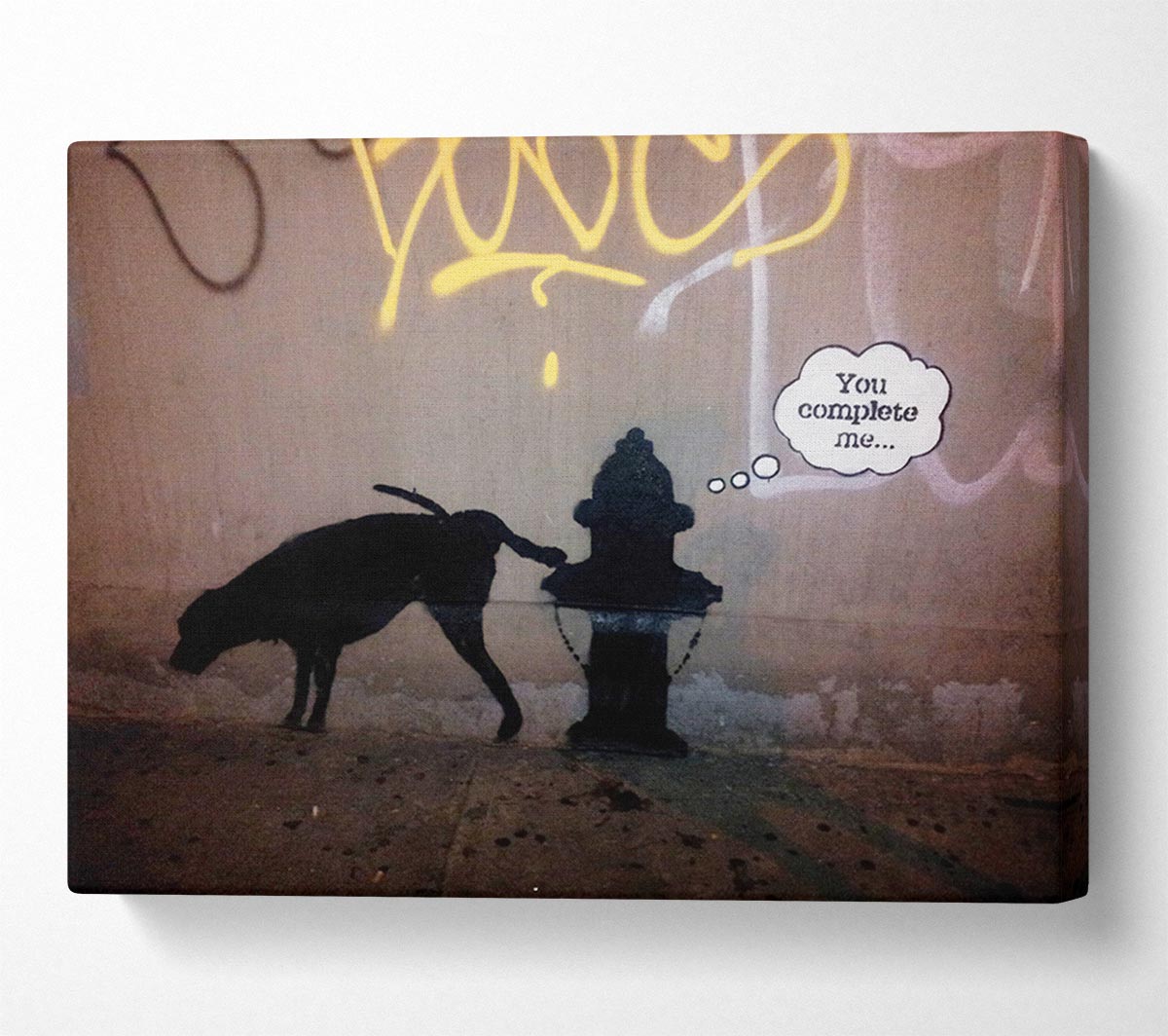 You Complete Me Canvas Wall Art
