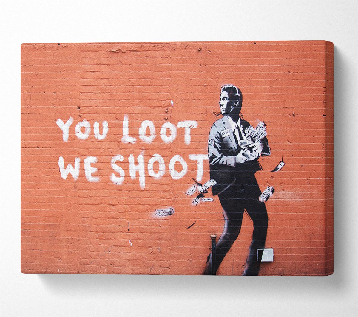 You loot We Shoot Canvas Wall Art