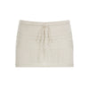 Niche, Pure And Gentle Style Cropped Low-rise Lace-up Skirt