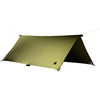 Tatonka Tarp 2 (285 x 300 cm) - Lightweight, Tear-Resistant, Waterproof - With Taped Seams, Eyelets, Flap Loops and Reinforced Corner Points - Protects Against Sun, Wind and Rain - Olive Green