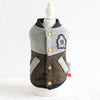 Baseball coat pet two-legged clothes