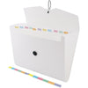 D.RECT 5580 Expandable Expanding File 12 Compartments A4 White