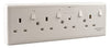 WK Electrical - 4 Gang Socket Converter Socket 1G/2G to 4-Gang 13A
