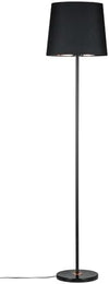 Paulmann 79612 Neordic Enja Floor luminaire max. 1x20W Floor lamp for E27 Lamps Floor luminaire with Fabric Shade Black/Copper 230V Without lamp