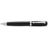 Kaweco STUDENT Ball Pen Black I Retractable Ballpoint Pen in Classic Design with Standard G2 Refills I Acrylic Ball Pen 13cm in Black with Silver Details