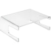 5 Star Office Monitor Stand Acrylic Capacity 21inch W300xD230xH120mm Clear