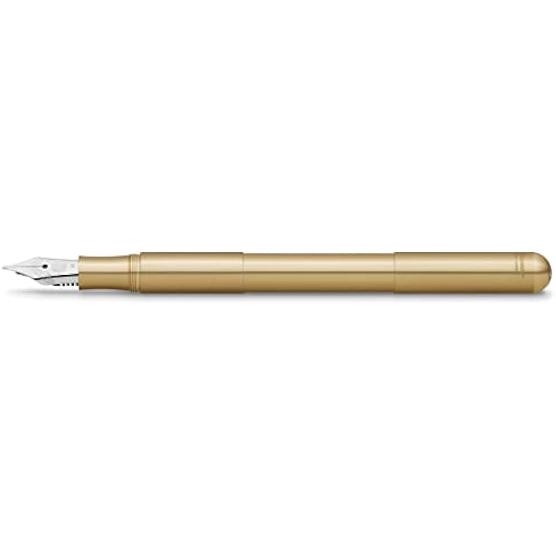 Kaweco SUPRA Fountain Pen Brass I Exclusive Fountain Pen for Ink Cartridges Including Retro Metal Box I Fountain Pen 16.5 cm I Nib: EF (Extra Fine)