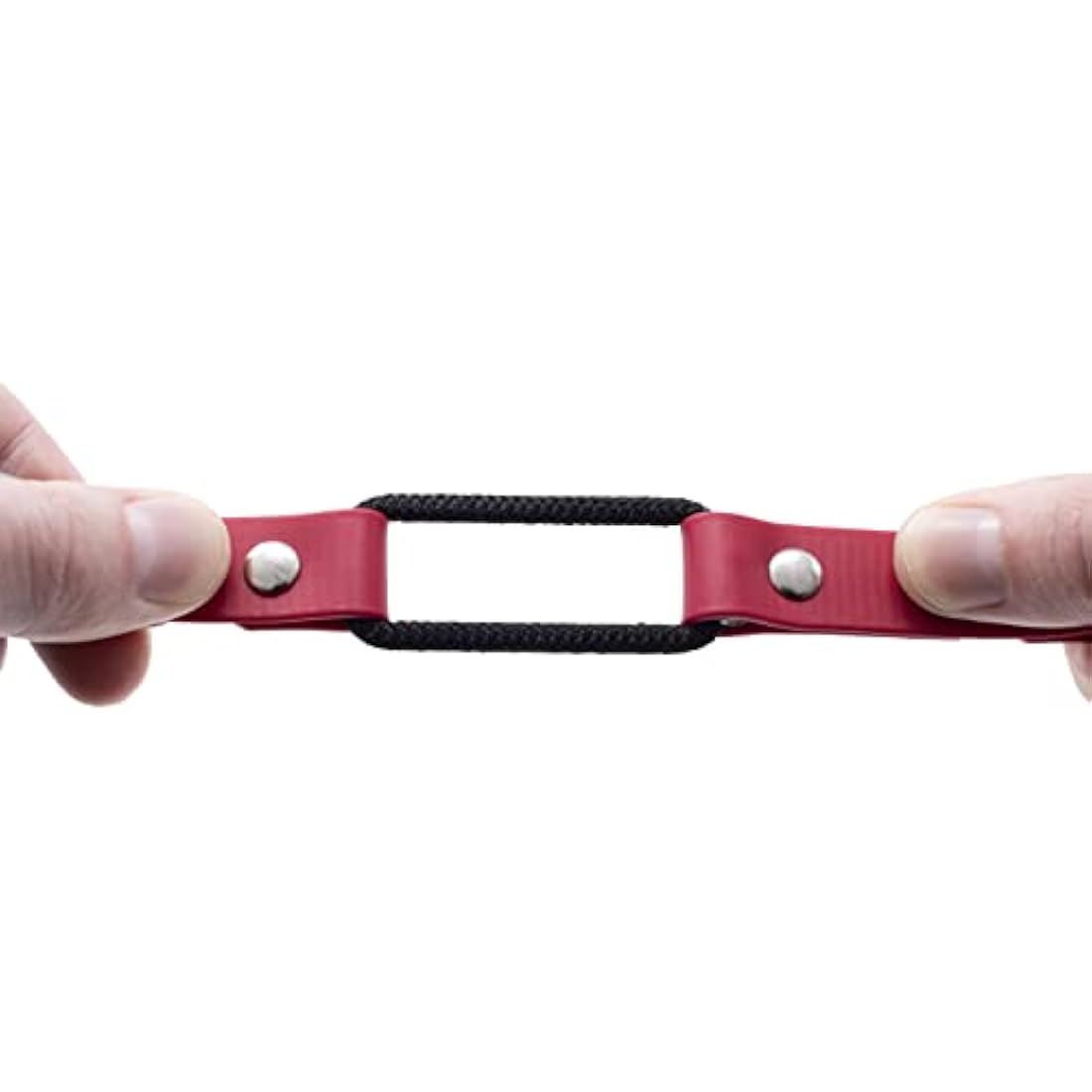 Educator Quick Snap Bungee Dog Collar, Biothane, Waterproof, Odorproof, Easy Connect and Disconnect Clasp and D Ring with Comfort Bungee Loop, Adjustable for Custom Fit, 3/4-Inch, Red
