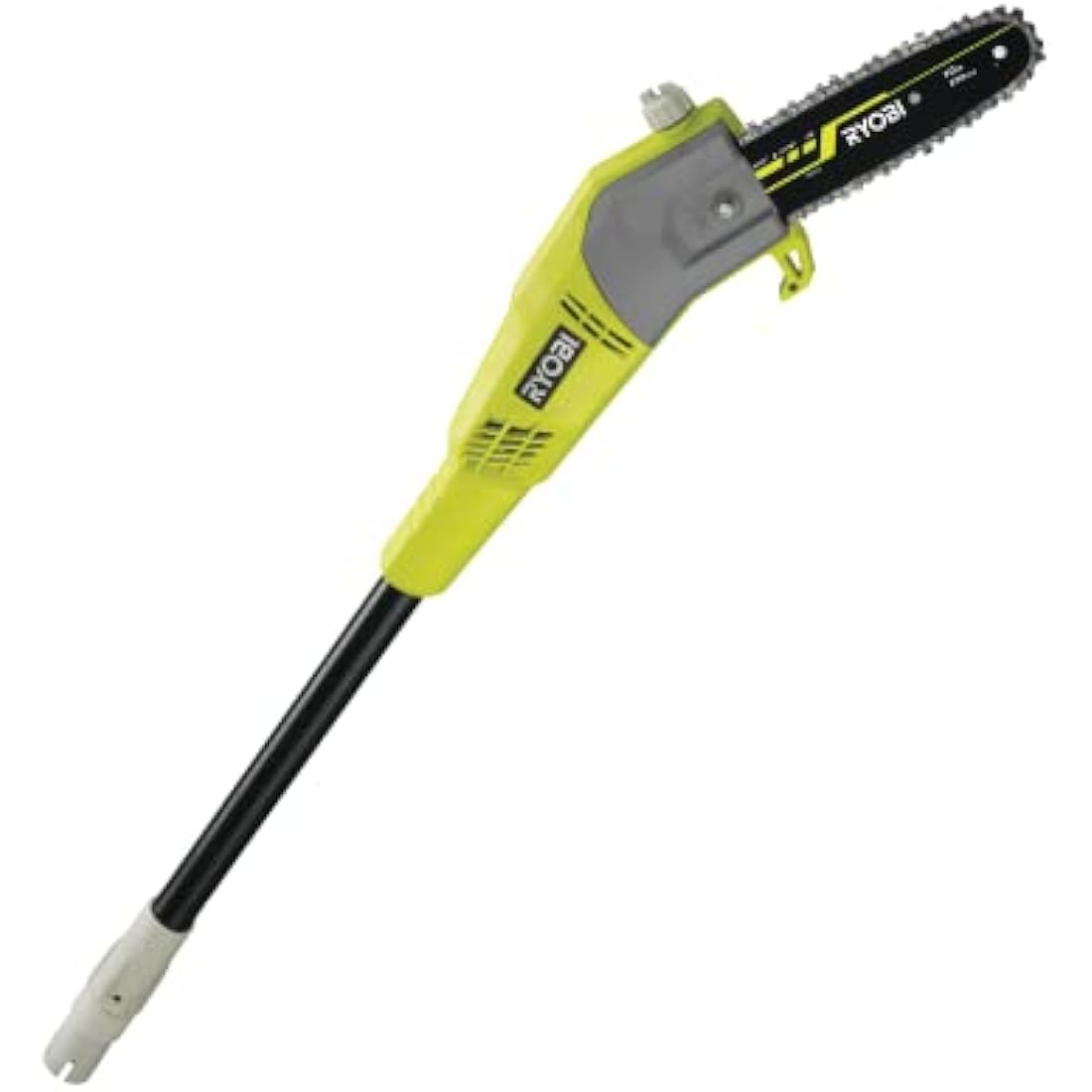 Ryobi - 750 W Pole Pruner - 25 cm Guide Inclined at 15° - 10 M/S - 90 cm Extension Tube Included - RPP755E