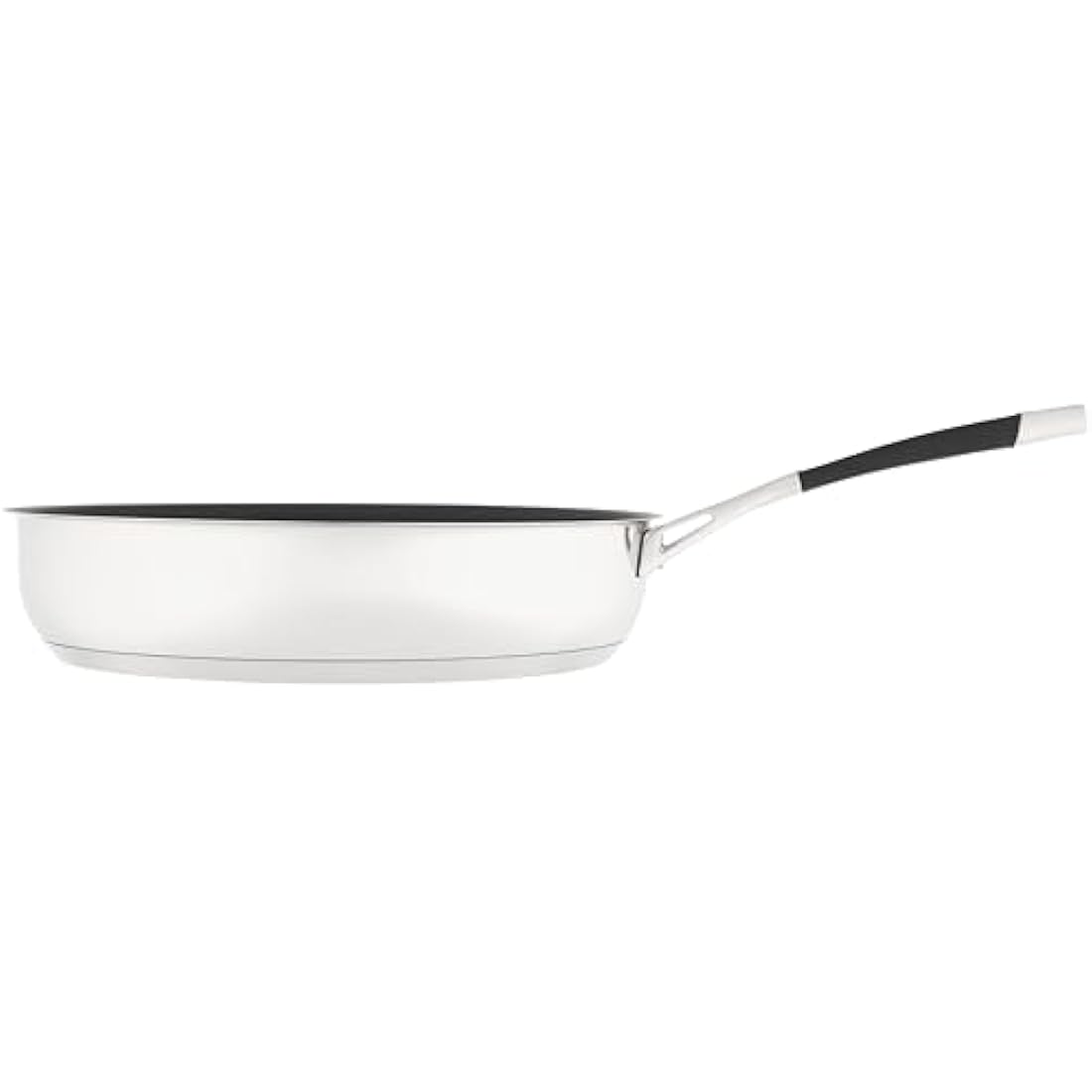 Stellar Flow 28cm Non Stick Frying Pan, Pancake Pan & Stainless Steel Frying Pan for Induction Hob, Oven Safe Cookware