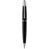 Colibri Equinox Twist ballpoint Pen-Brushed Black Steel and Chrome Finish Luxury Pen-sleek Branded Spring Clip-Comes In A Nice Gift Box-Gift for Men and Women