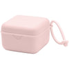 BIBS Dummy Box with Elastic Band Steriliser Box for Dummies 100% BPA Free Material Blossom
