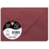 Clairefontaine - Ref 5880C - Pollen Envelopes (Pack of 20) - 75 x 100mm Sized, 120gsm Paper, Gummed Seal, Inkjet & Laser Printer Compatible, Acid Free - Maroon
