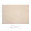 Relaxdays shade sail, rectangular, water-repellent, UV protection, canopy, with ropes, terrace, 3.5 x 2.5 m, beige, Polyester