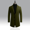 Men's long trench coat