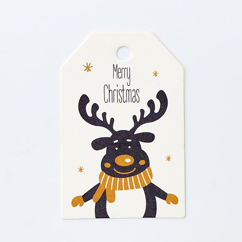 Christmas Decoration Hanging Card Color Listing