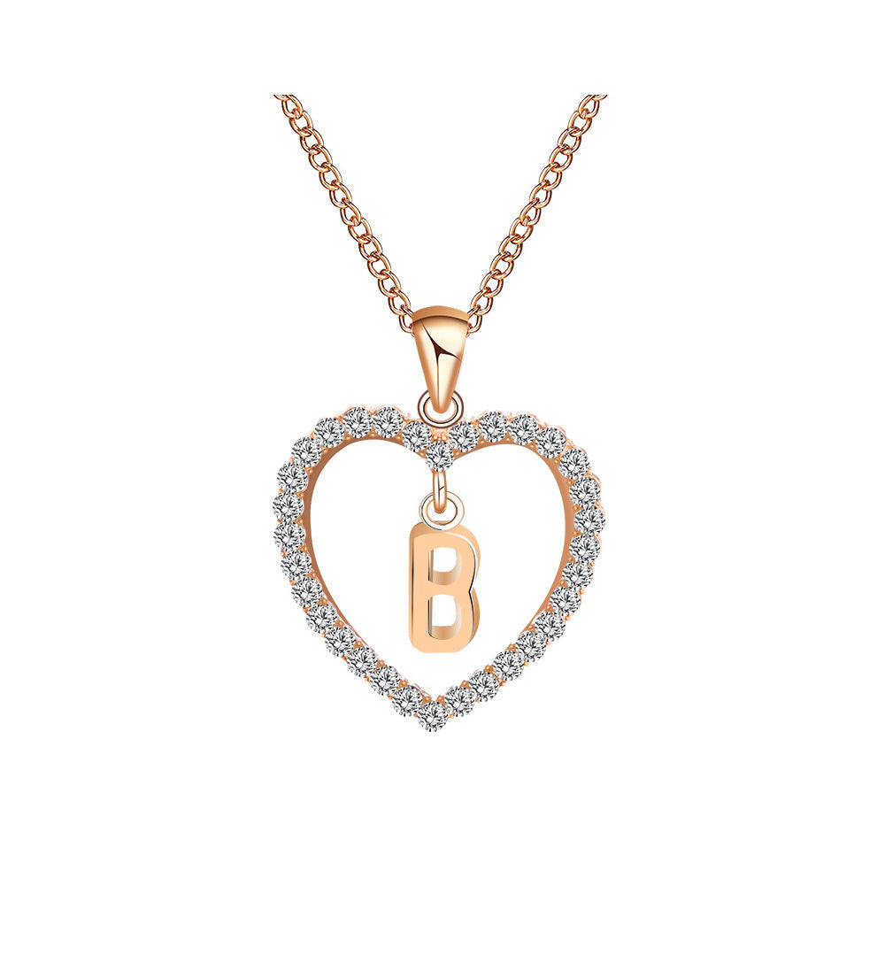 Romantic Love Pendant Necklace For Girls