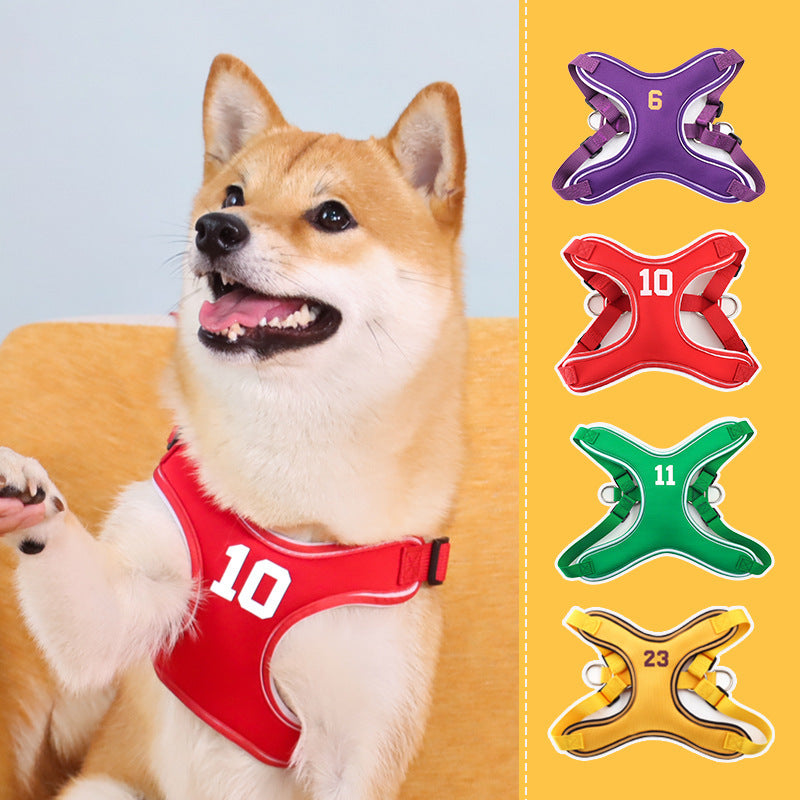 Small And Medium-sized Dogs Vest Chest And Back Pet Supplies Chest Strap