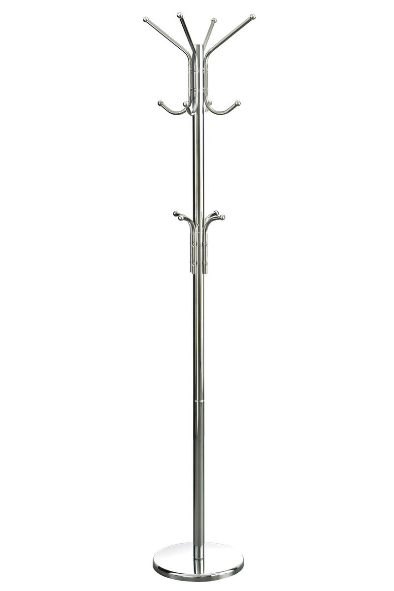 Drew Floor Standing Chrome Coat Stand