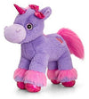 Keel Glitter Gems Unicorn with Applique Heart 18cm, Babies Soft Toys and Gifts (