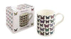 Pretty Butterflies - Classic Oxford Shaped Mug in a Gift Box
