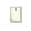 silver plated confirmation photo frame 4 x 6