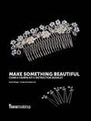 BDi FLORAL VINTAGE comb & hair pin Kit Full Picture Instructions All Mat. Incl.