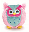10 cm médaillon rond en peluche en peluche Chouette Volume Big Eyes Comprend Sac