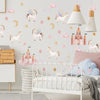 Unicorns and Castles Wall Sticker Pack