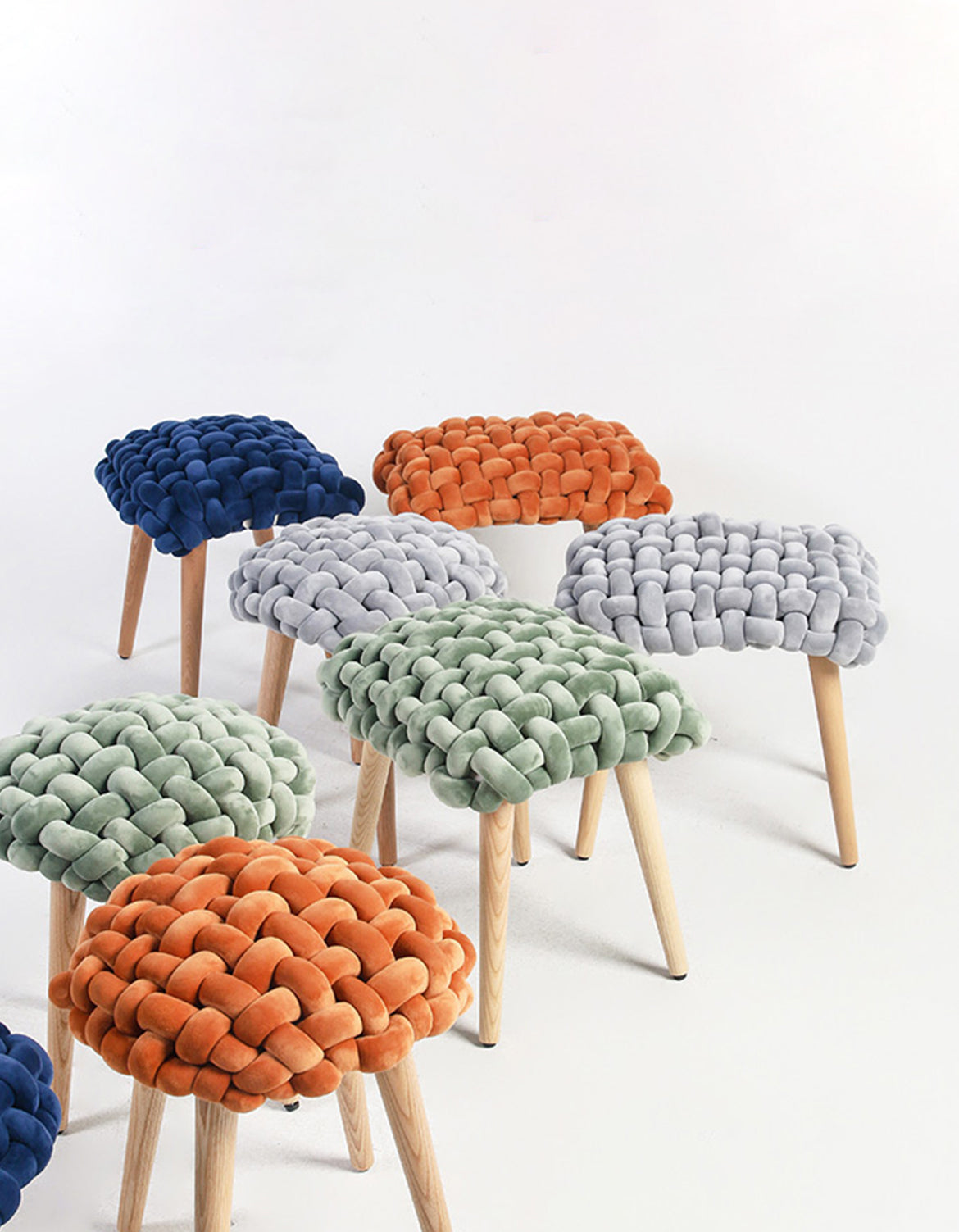 Thick Knot Dressing Table Stool